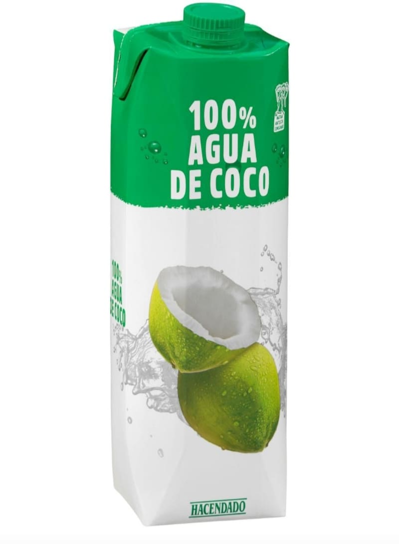 Agua de coco Hacendado 100 natural (2)