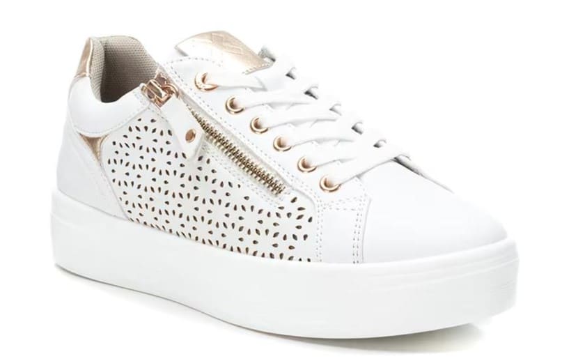 Zapatillas deportivas con cierre de cremallera