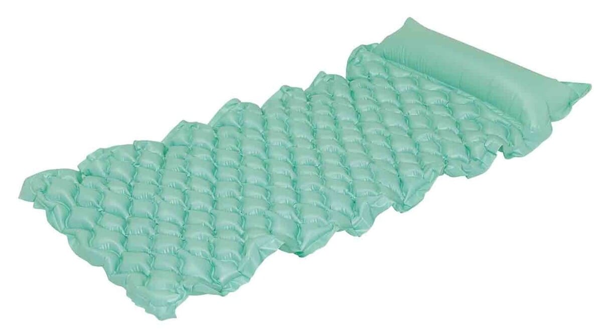 Colchoneta hinchable con base de panal de abeja