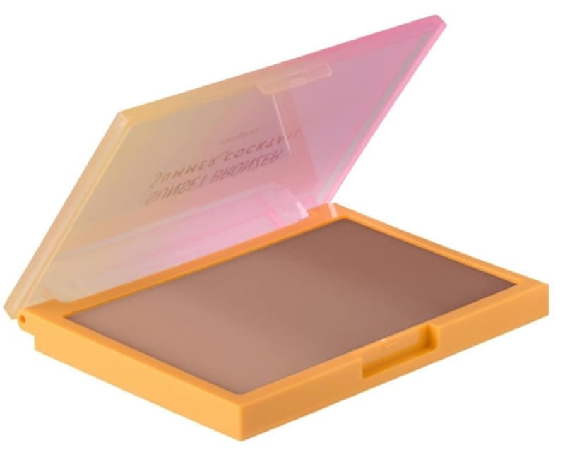 Polvo bronceador facial compacto Summer Cocktail Deliplus Sunset Bronzer multicolor
