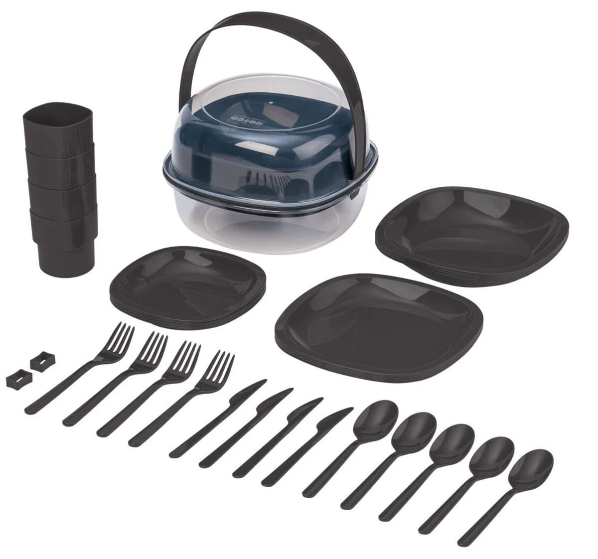 Set de vajilla de camping, Crivit