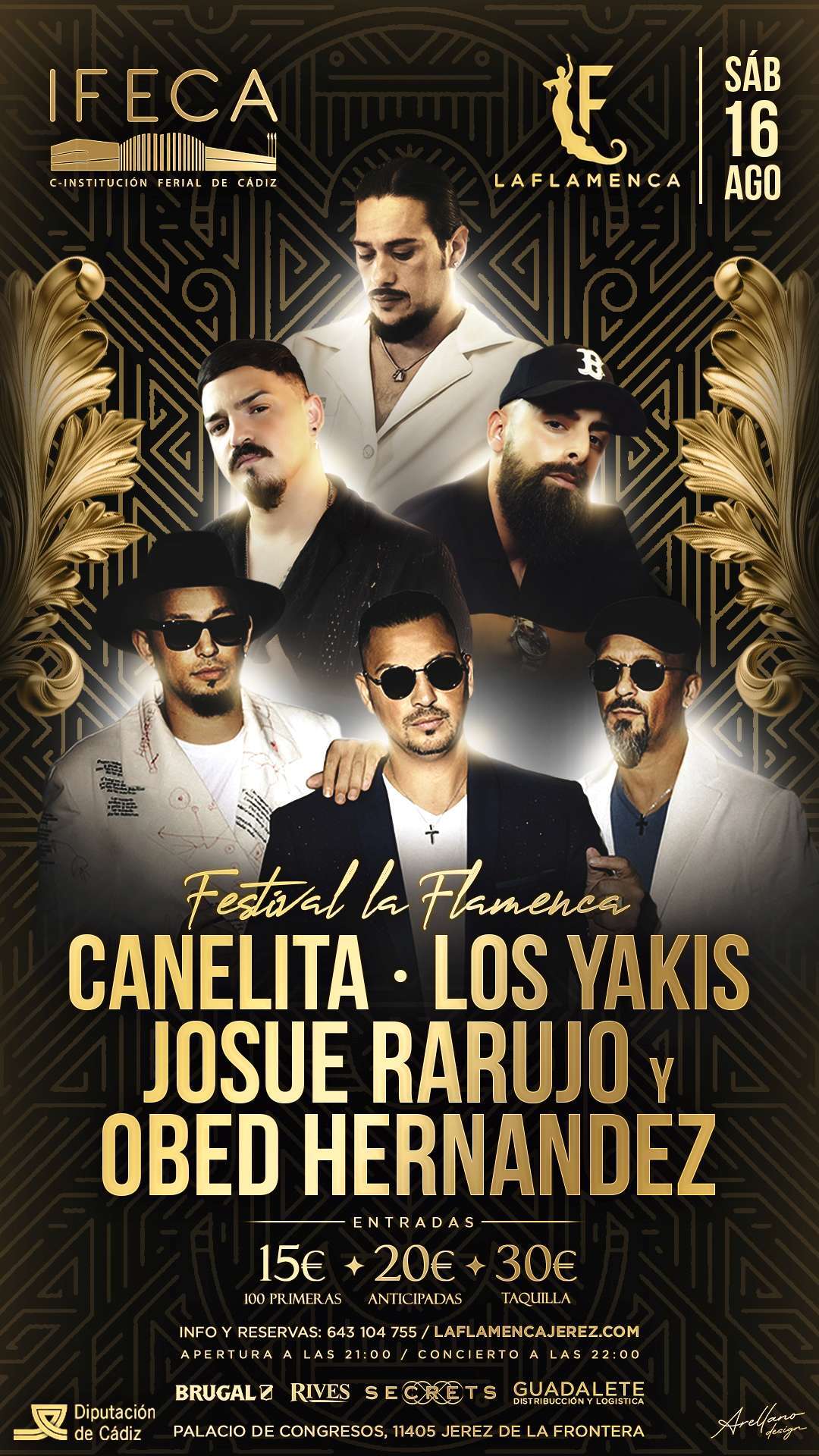 Cartel del concierto de 'La Flamenca' en Jerez