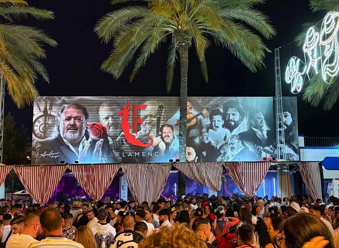 Fachada de 'La Flamenca' en la Feria del Caballo