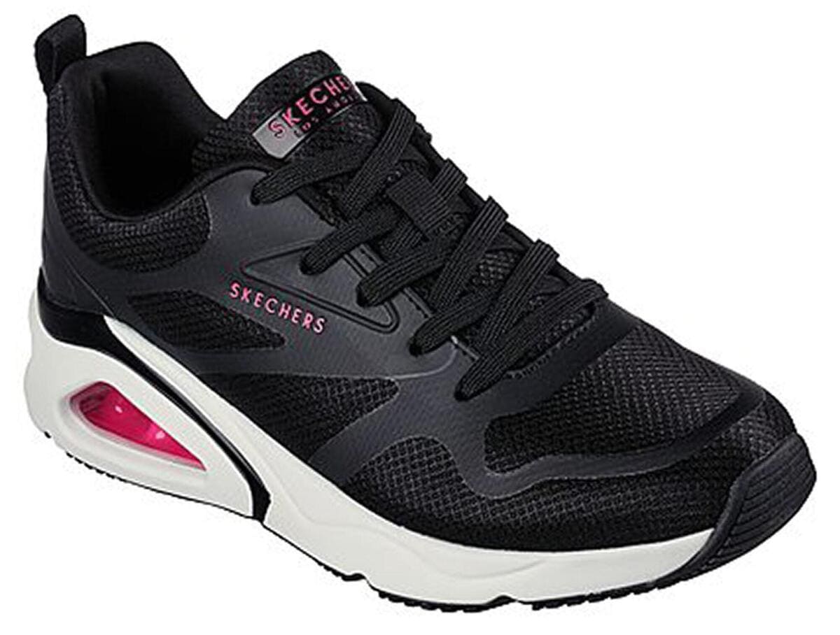 Las zapatillas deportivas con cámara de aire negras de Skechers en Decathlon