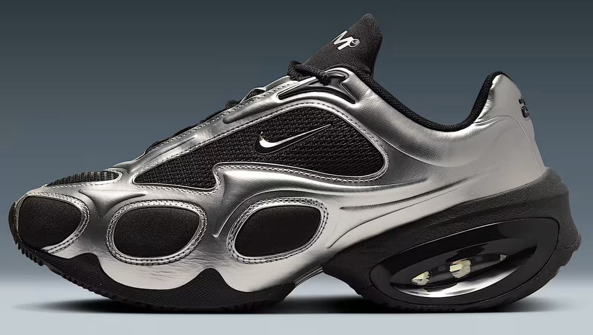 Las nuevas zapatillas Nike Air Max Muse en color negro y plata