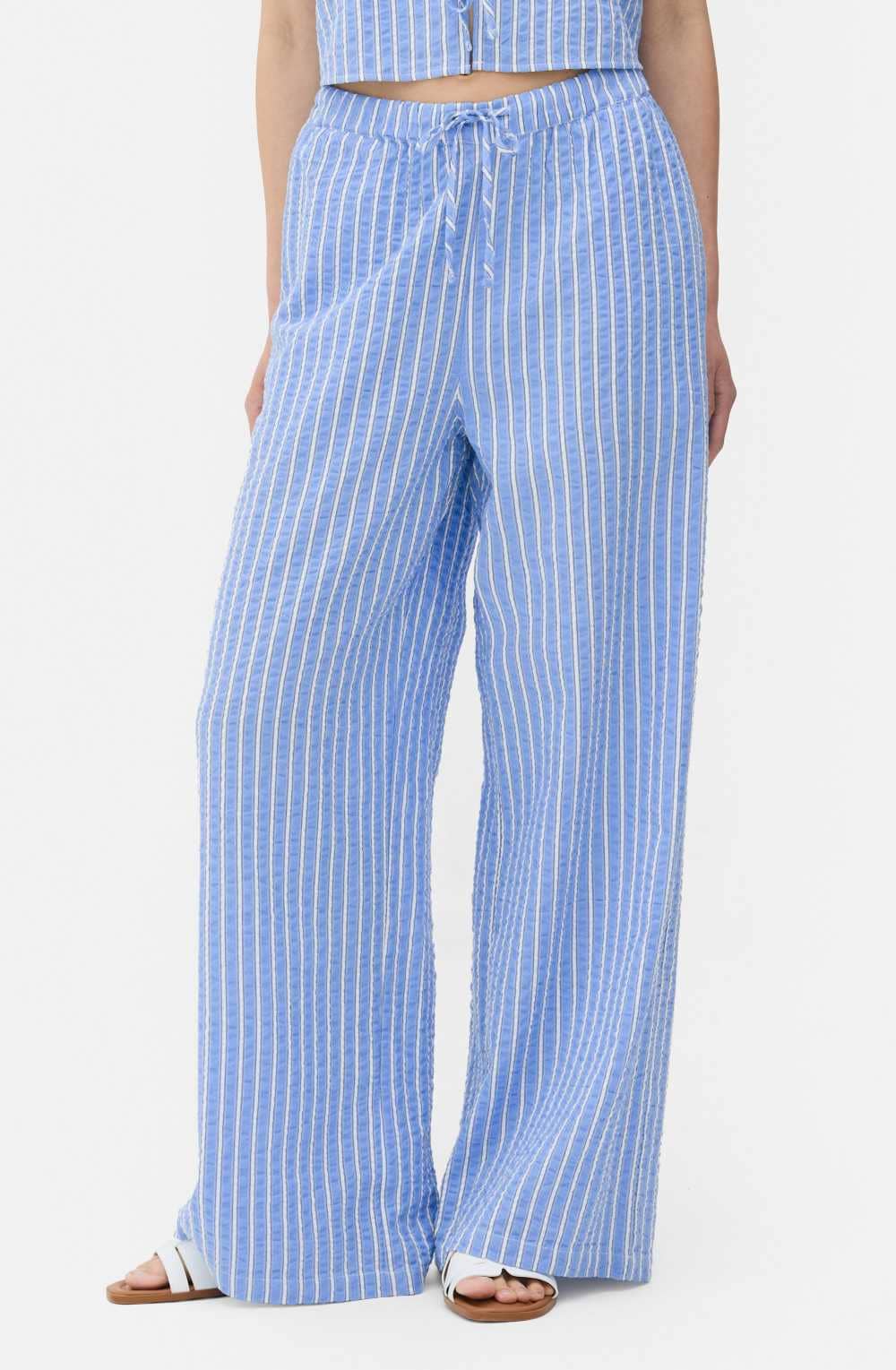 Pantalones de sirsaca rayas de Primark