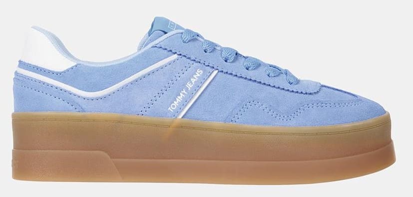 Zapatillas Tommy Jeans de ante con plataforma