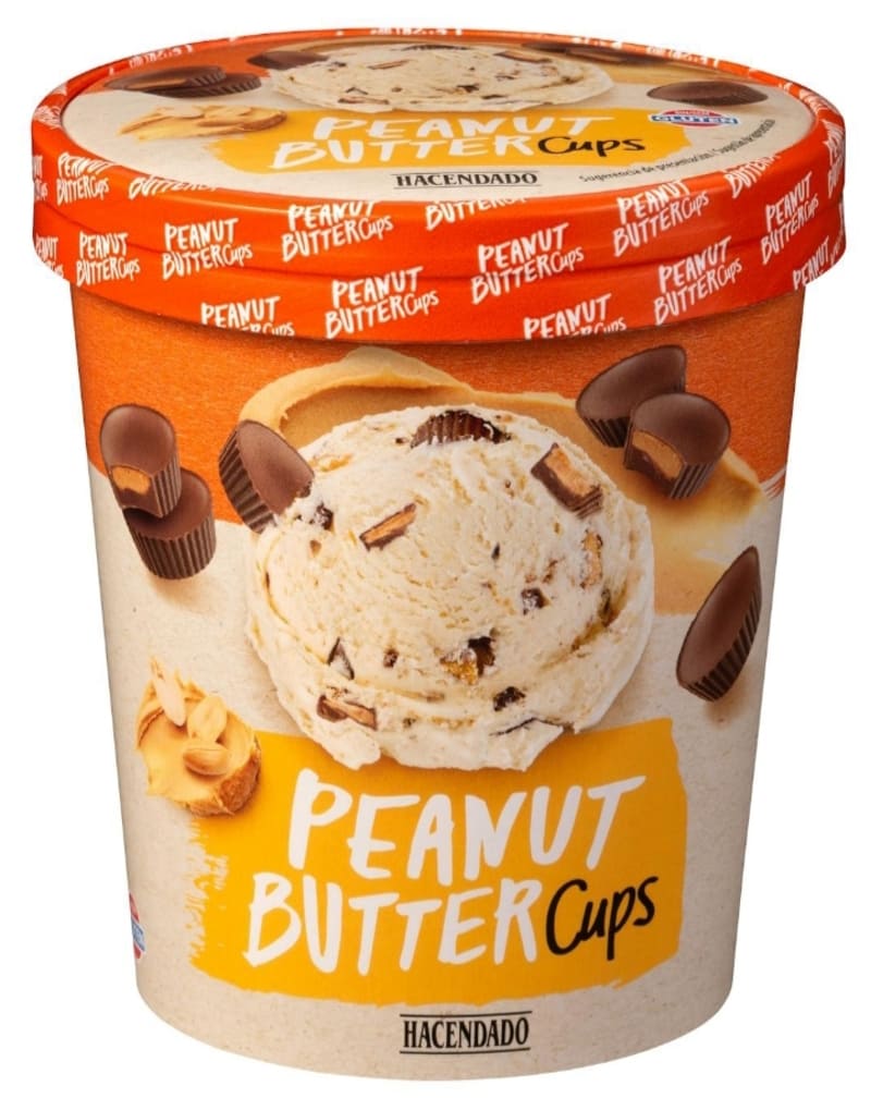 Helado Peanut Butter Cups Hacendado