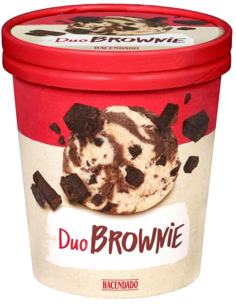 Helado Duo Brownie Hacendado