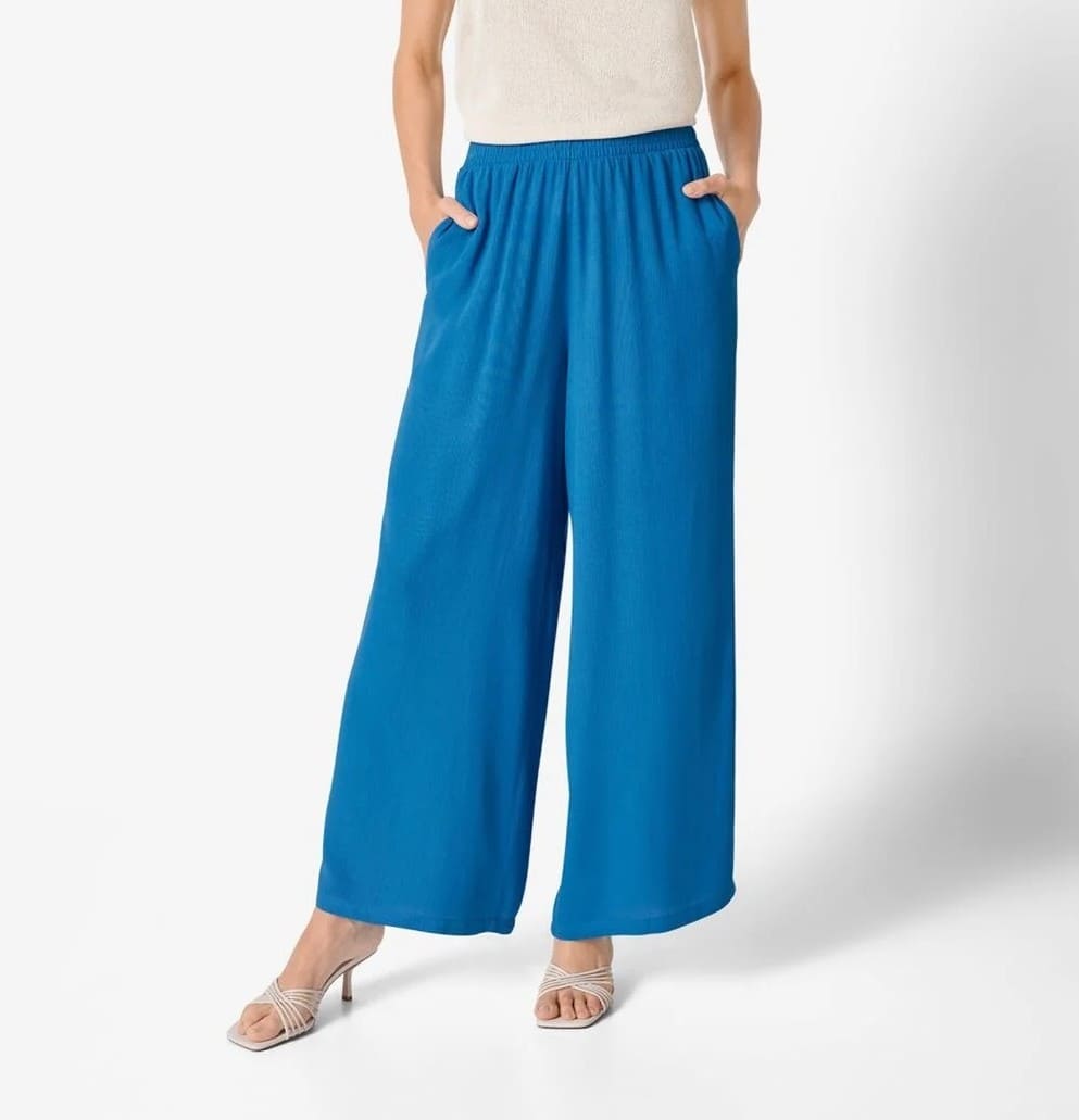 Pantalón de pernera ancha para mujer de Lidl