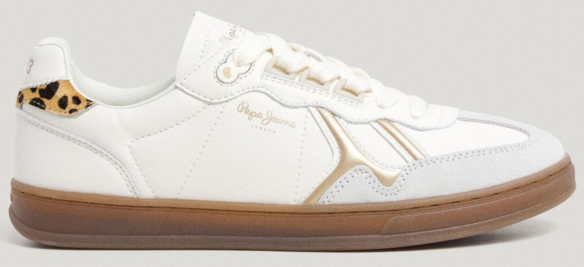 Las zapatillas con detalles 'animal print' de Pepe Jeans