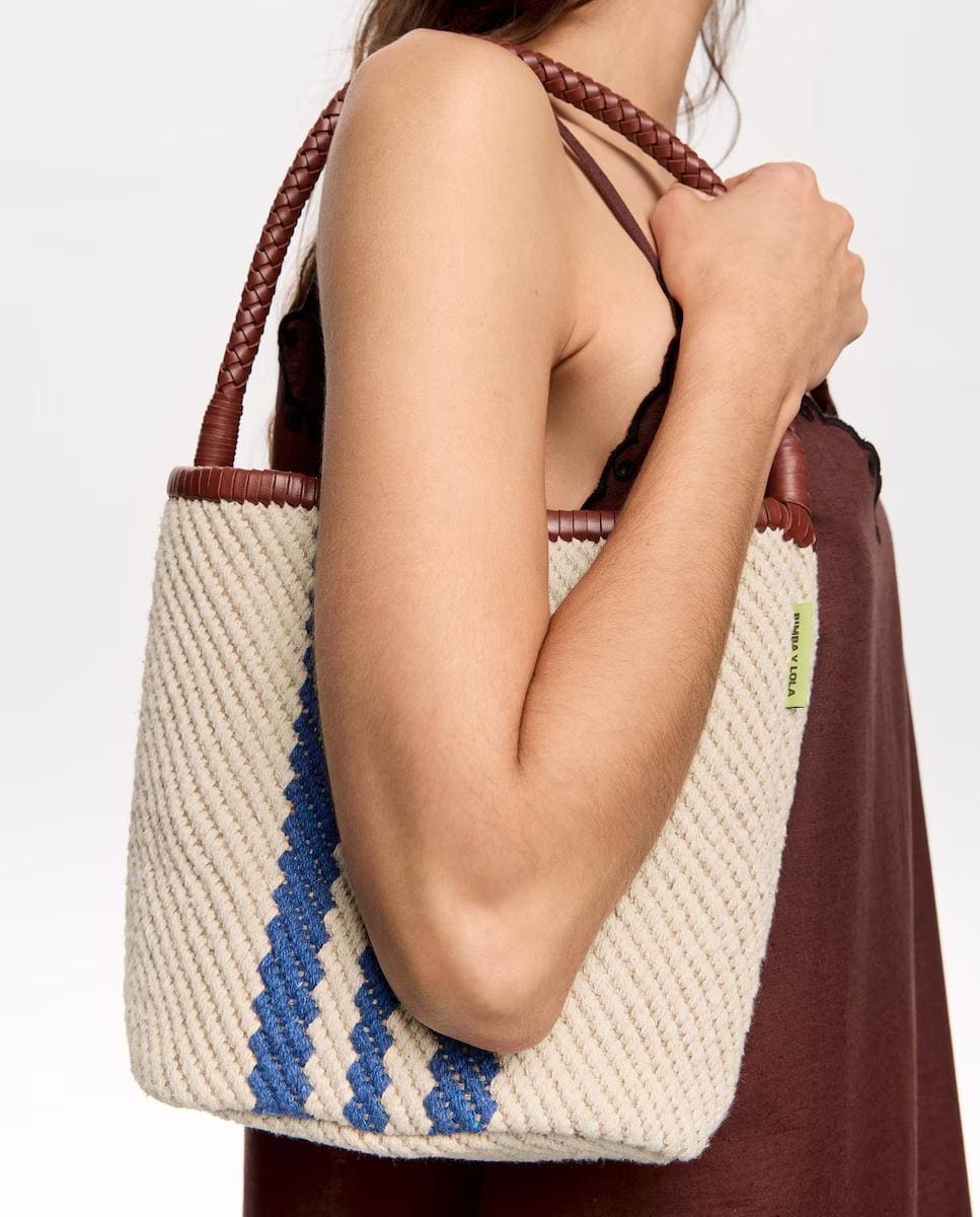 Bolso de hombro bucket mediano, Bimba y Lola