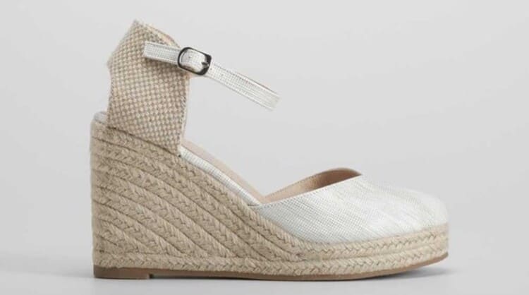 Sandalia con cuña de yute PICCOLA PIU