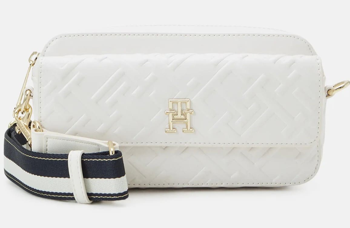 Tommy Hilfiger Mono Camera Bag Weathered White