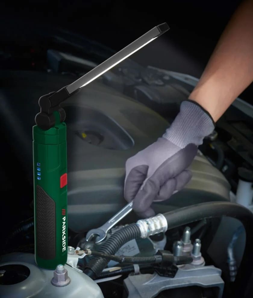 Lámpara multifuncional recargable 3 en 1, Parkside