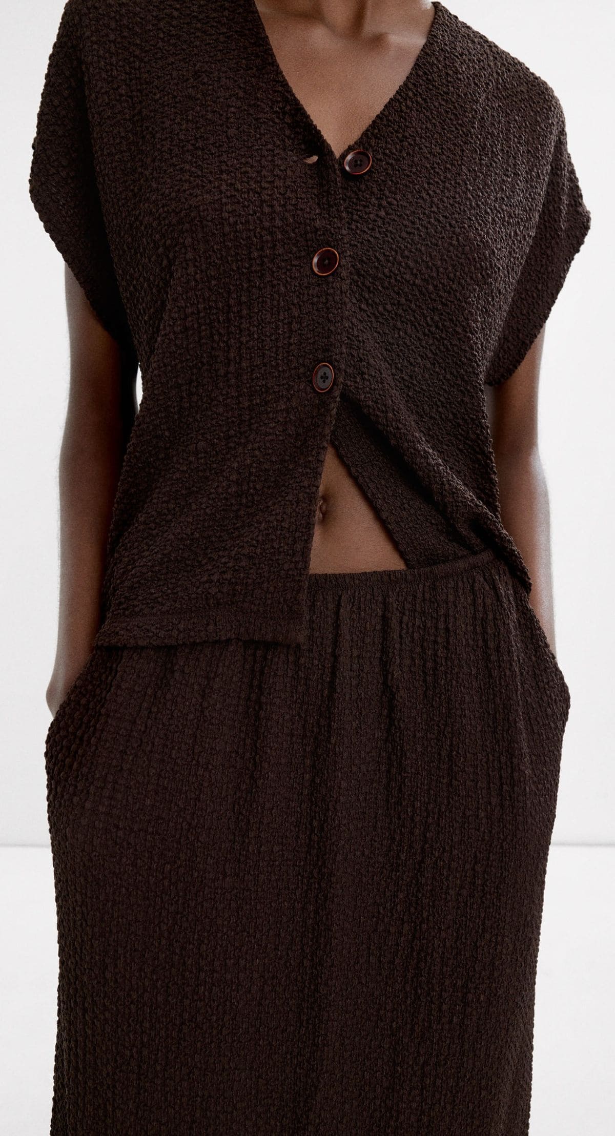 Blusa con textura de Parfois