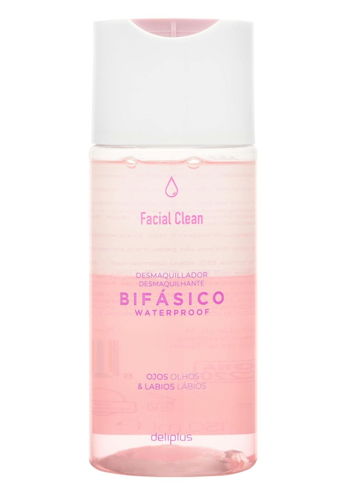 Desmaquillador de ojos y labios bifásico Waterproof Facial Clean Deliplus todo tipo de piel de Mercadona