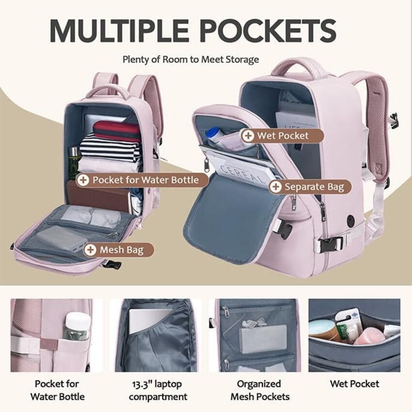 Xkdoai Mochila Viaje Cabina Avion en Amazon