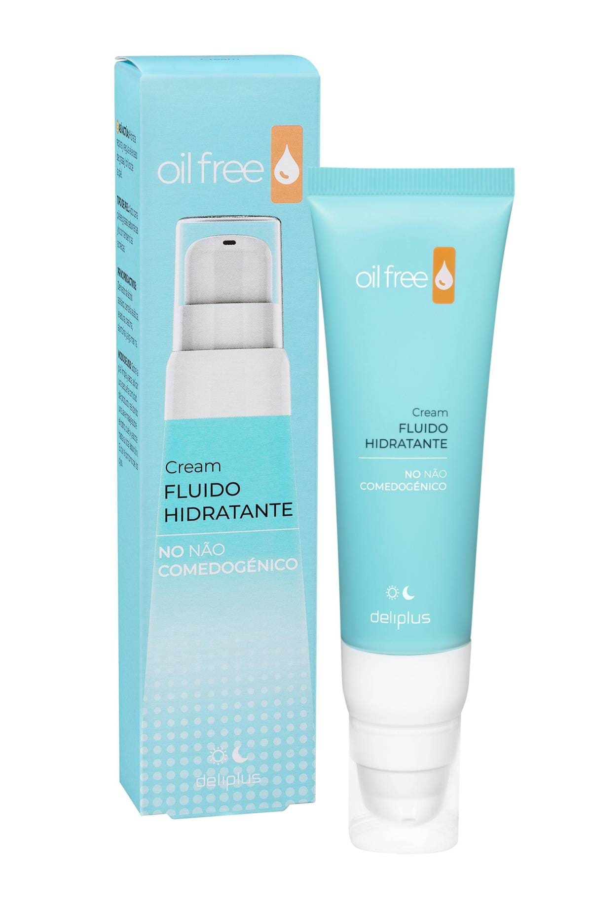 Crema facial fluida hidratante Deliplus Oil Free piel grasa, seborreica y acneica de Mercadona