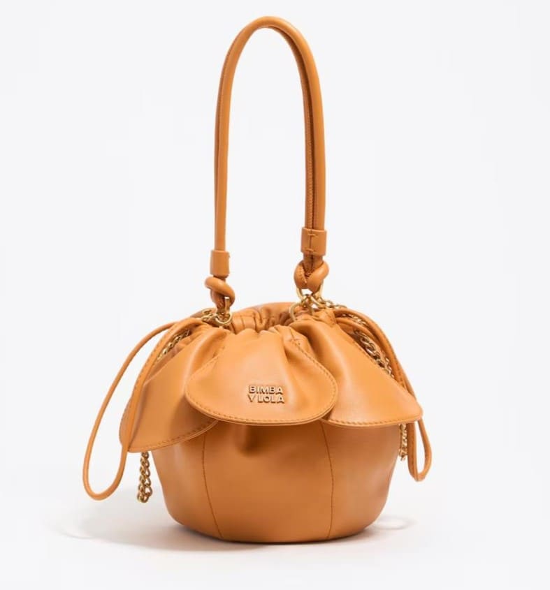 Bolso de hombro Pétalo piel convertible a bandolera, Bimba y Lola