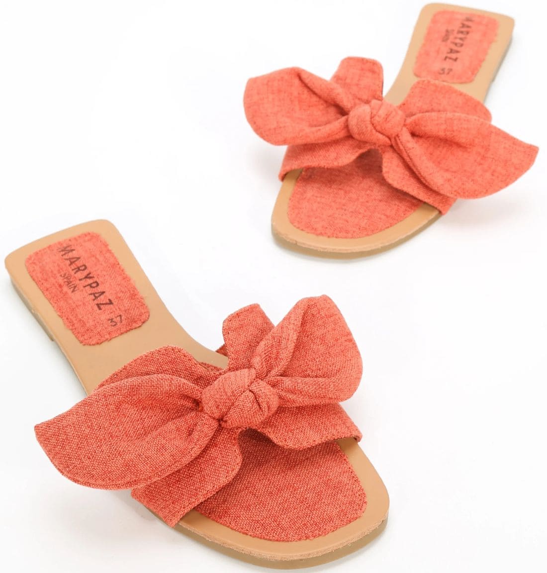 Sandalias planas lazo