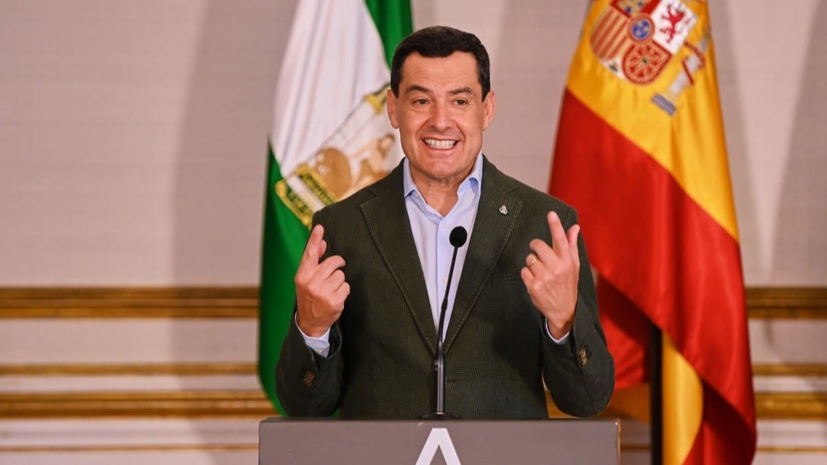 El presidente andaluz, durante su intervención | Salvador López Medina