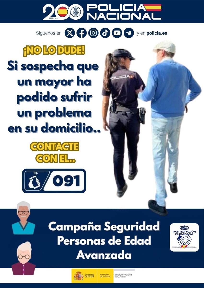 Cartel de la campaña relanzada por Policía Local en Jerez