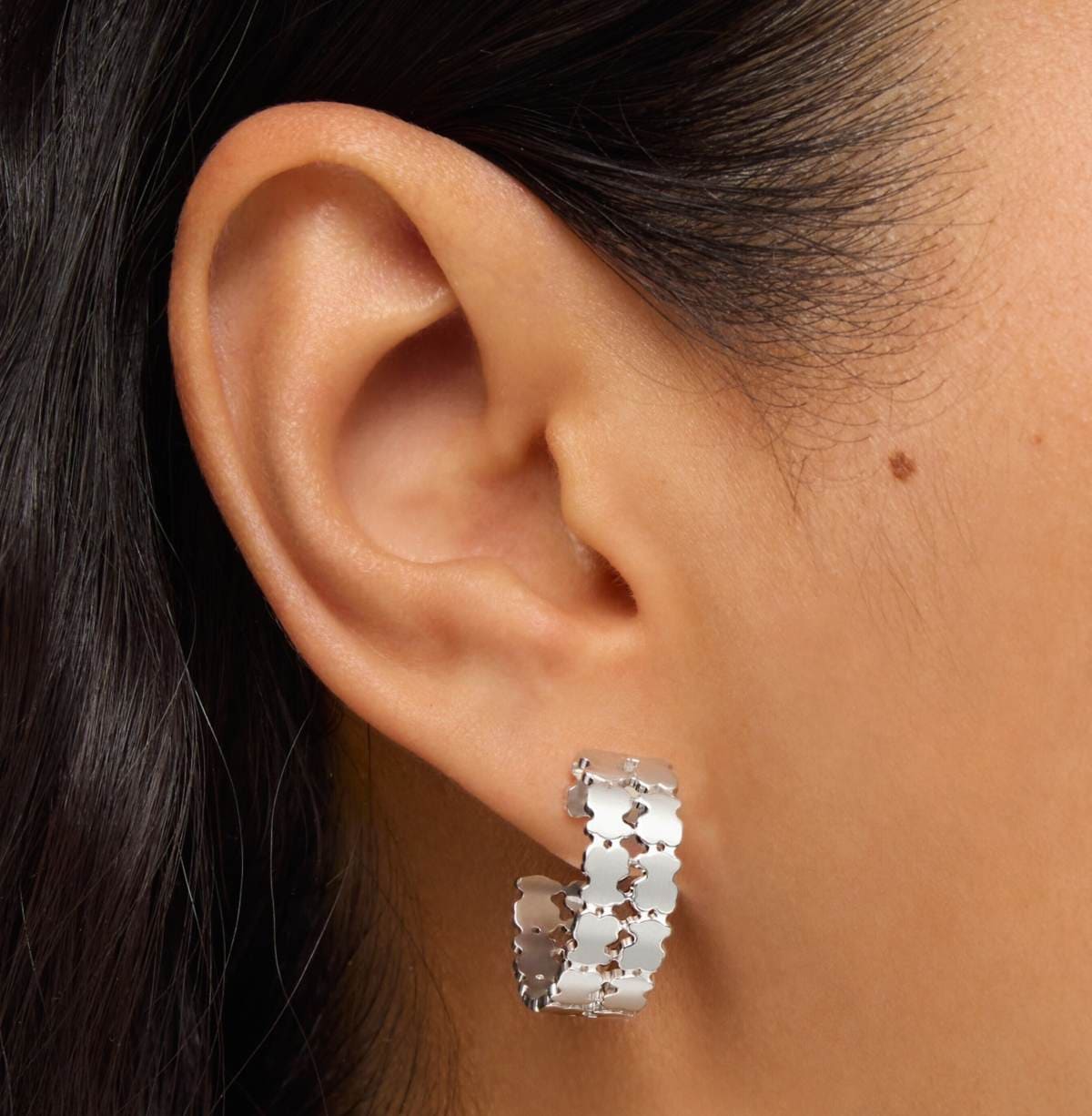 Pendientes aro de plata 22 mm TOUS Sweet 40s de TOUS