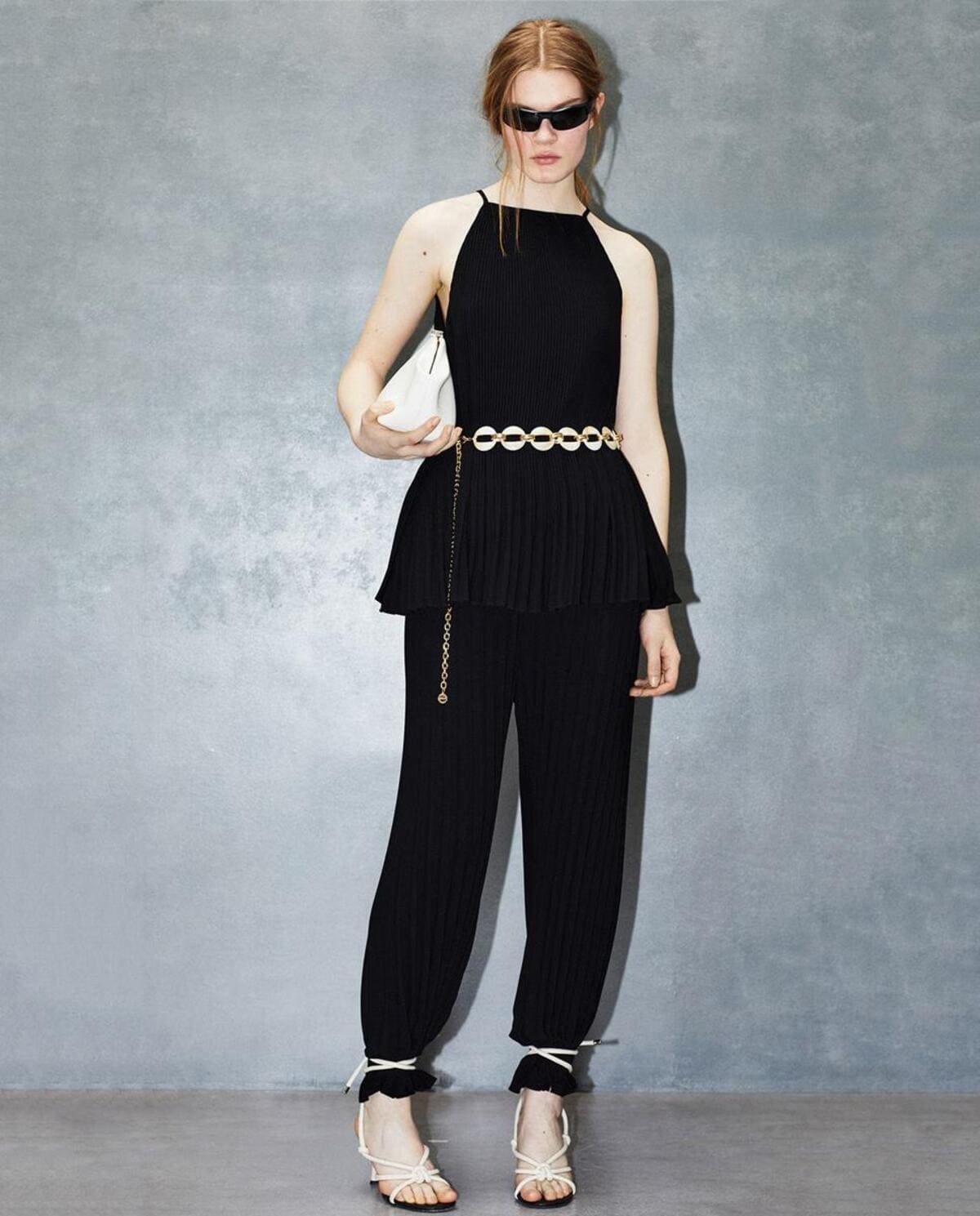 Blusa de cuerpo plisado