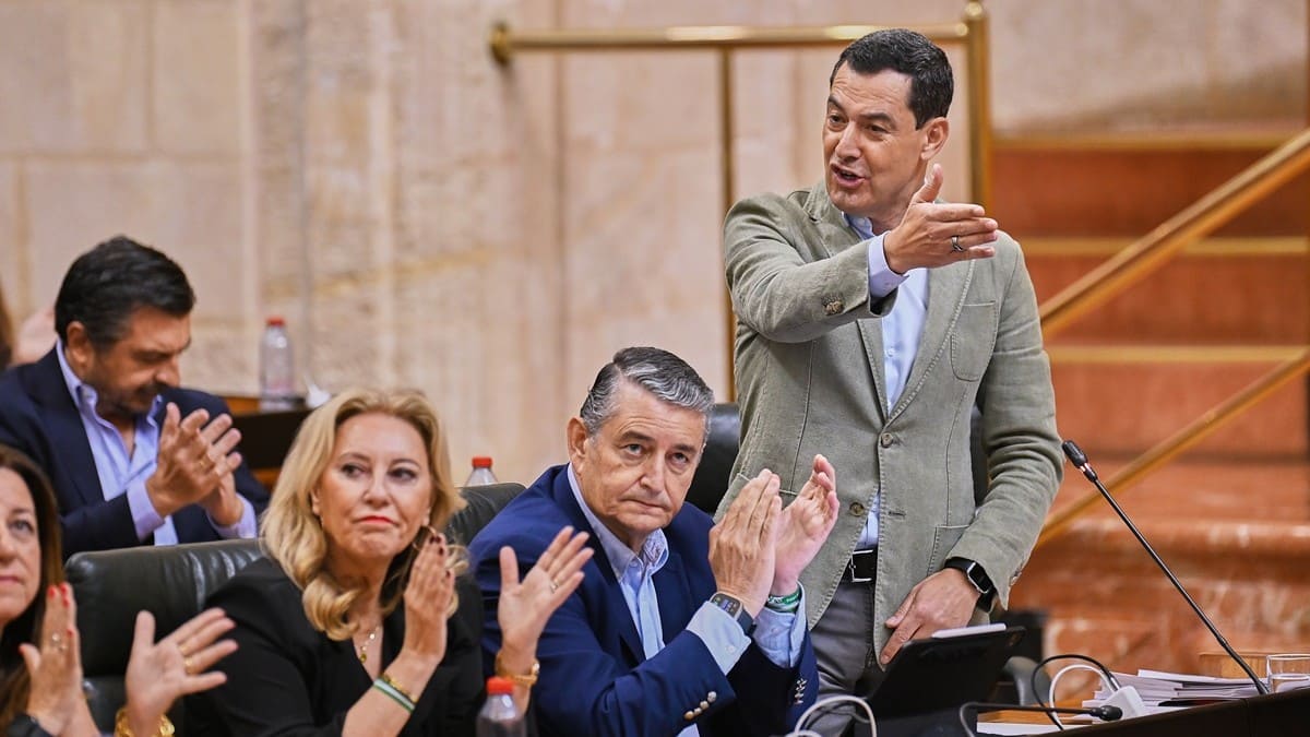 Moreno, durante su intervención en la última sesión de control | Salvador López Medina