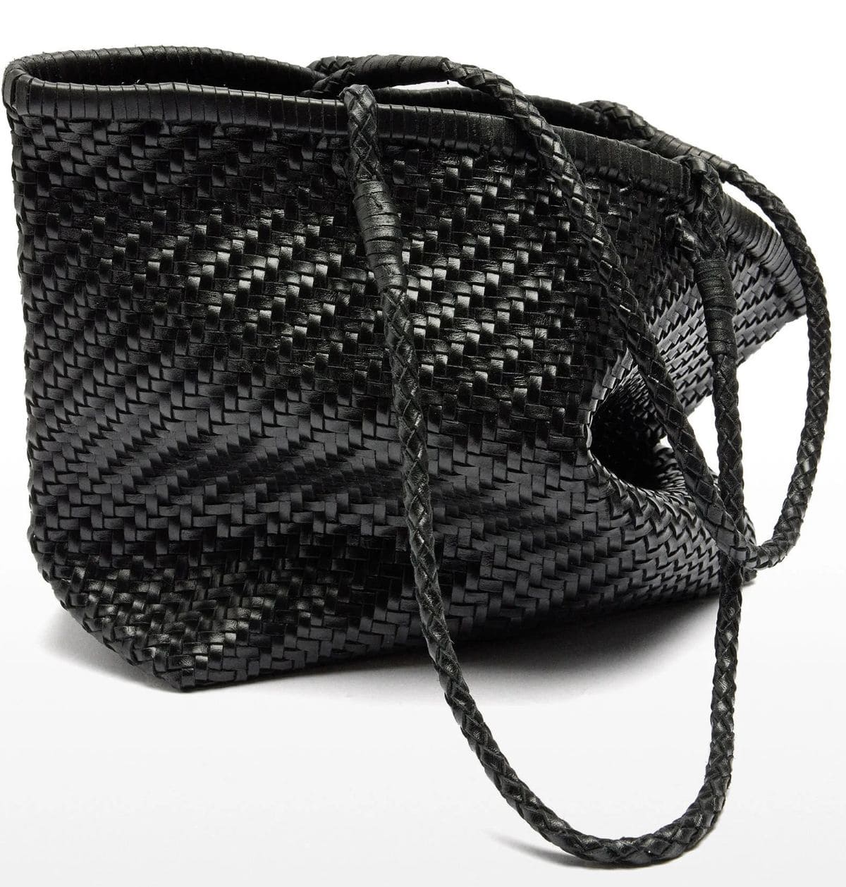 Bolso shopper de piel trenzada de Parfois