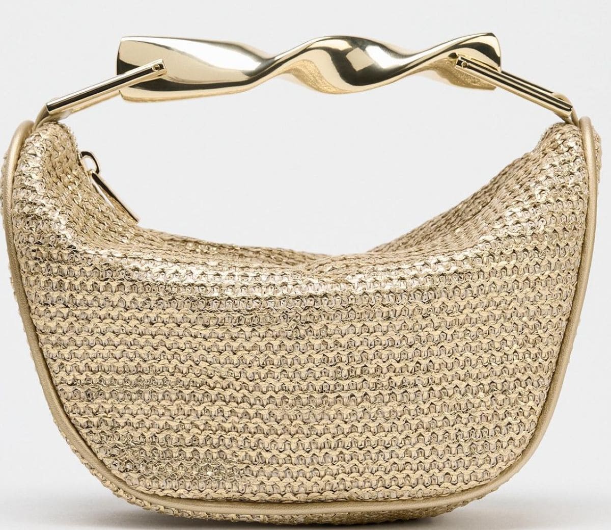 Mini bolso asa metálica de Zara