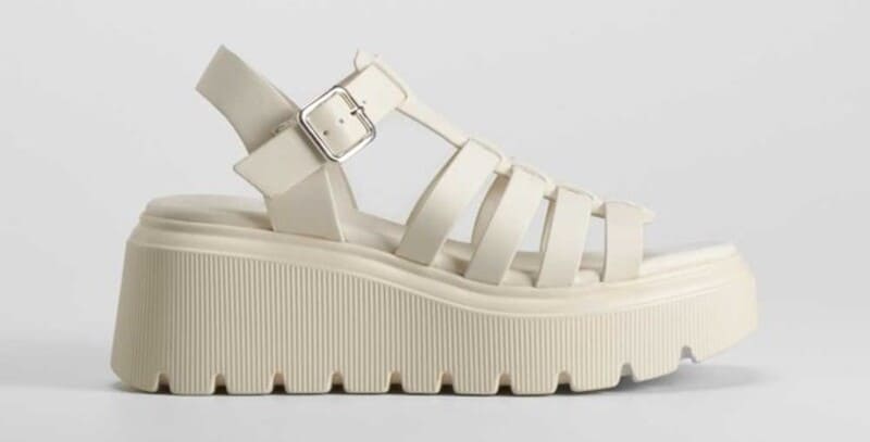 Sandalia de cuña chunky NYC