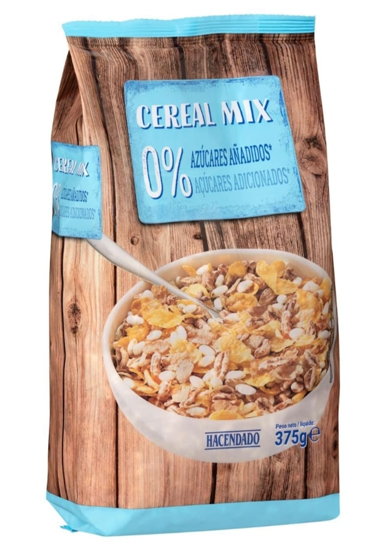Cereales Cereal Mix Hacendado 0 azúcares añadidos