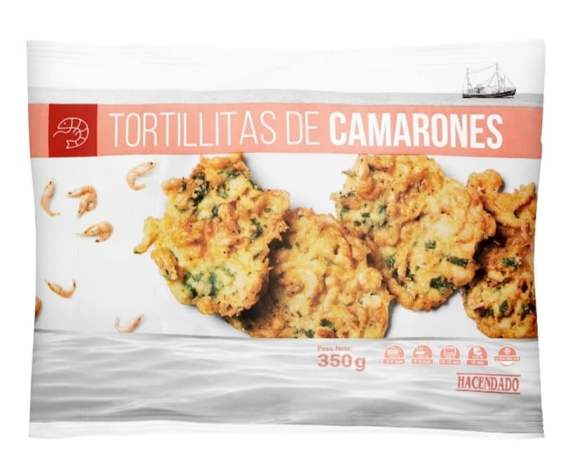Tortillitas de camarones Hacendado ultracongeladas