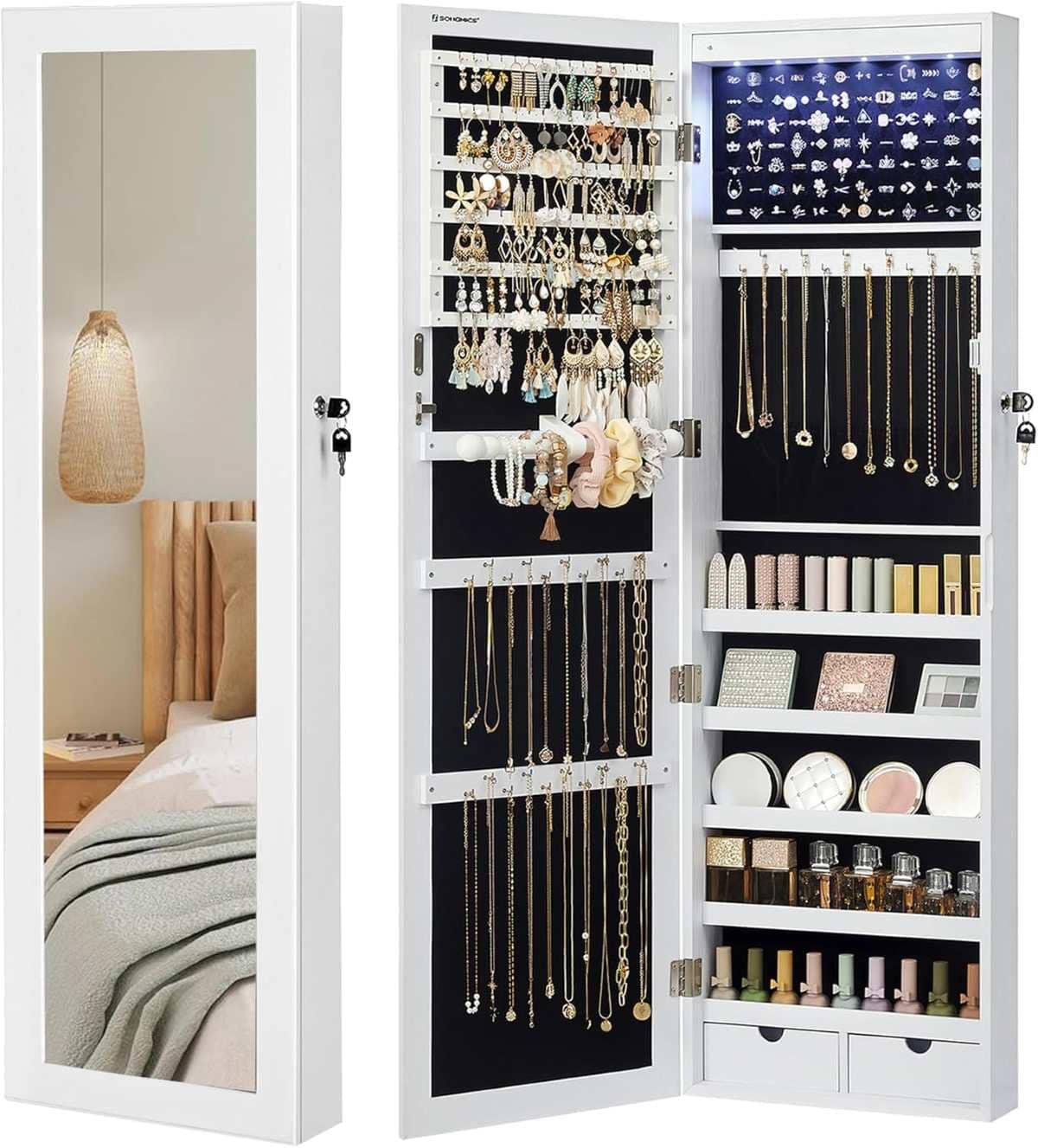 SONGMICS Espejo Joyero en Amazon