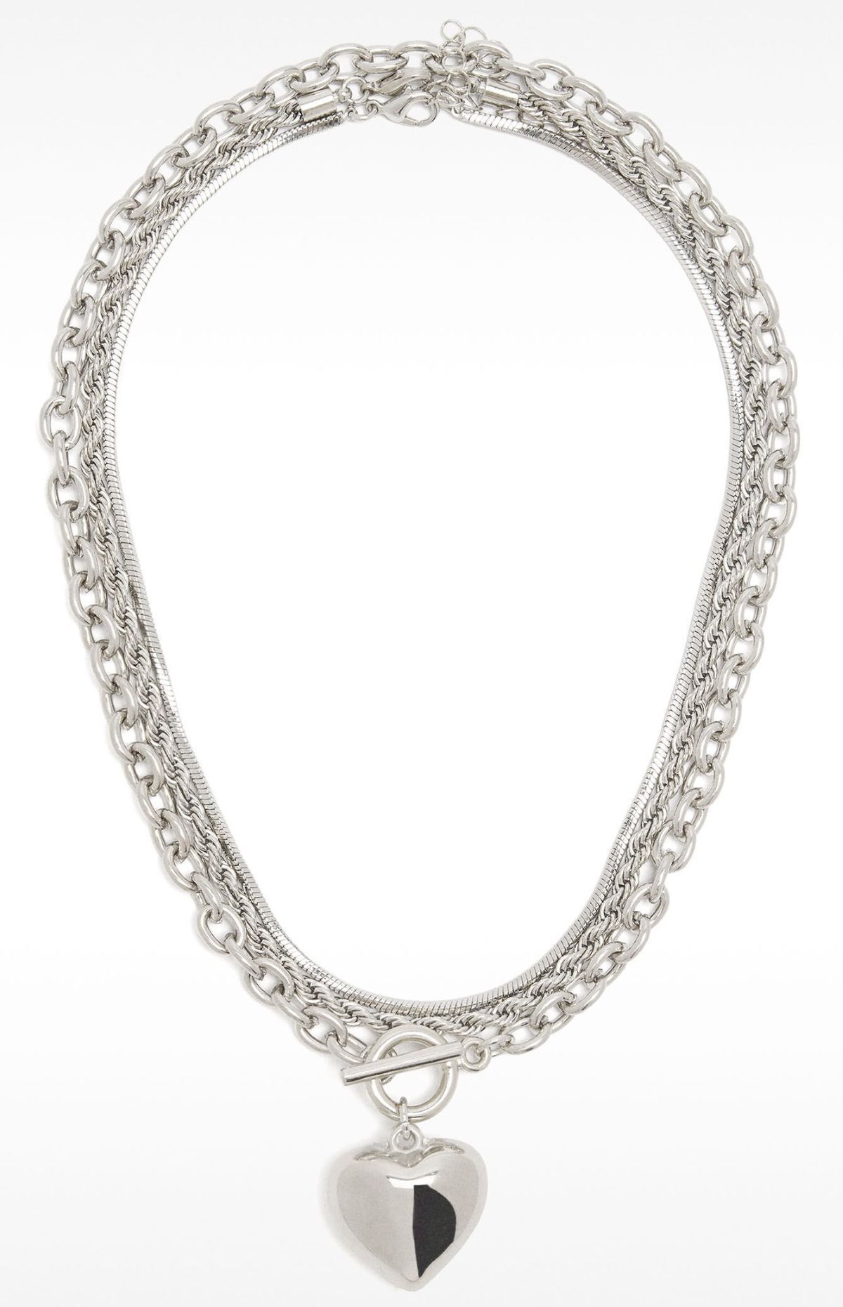 Set de collares con colgante de corazón de Parfois