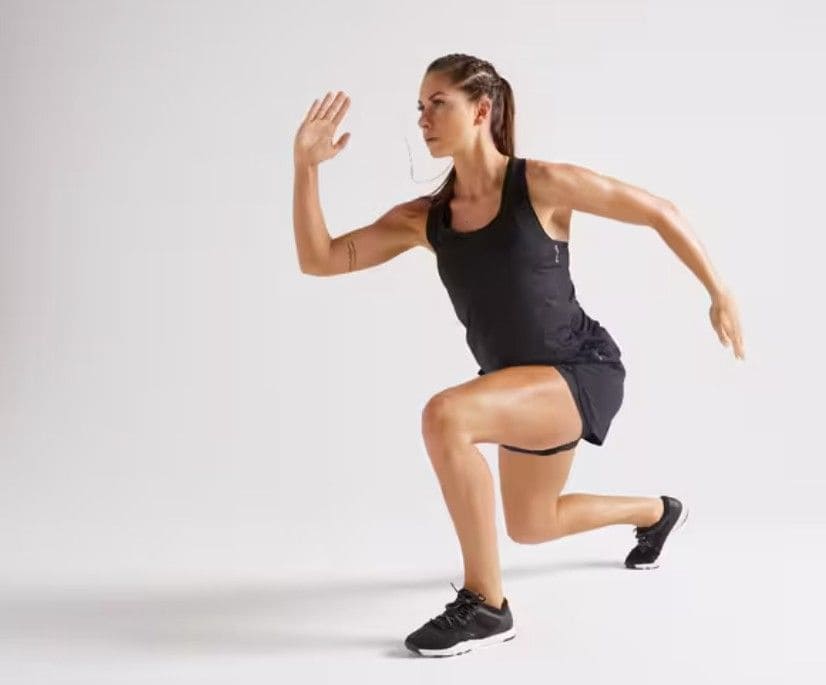 Shorts fitness 2 en 1 antirozaduras Mujer Domyos negro de Decathlon