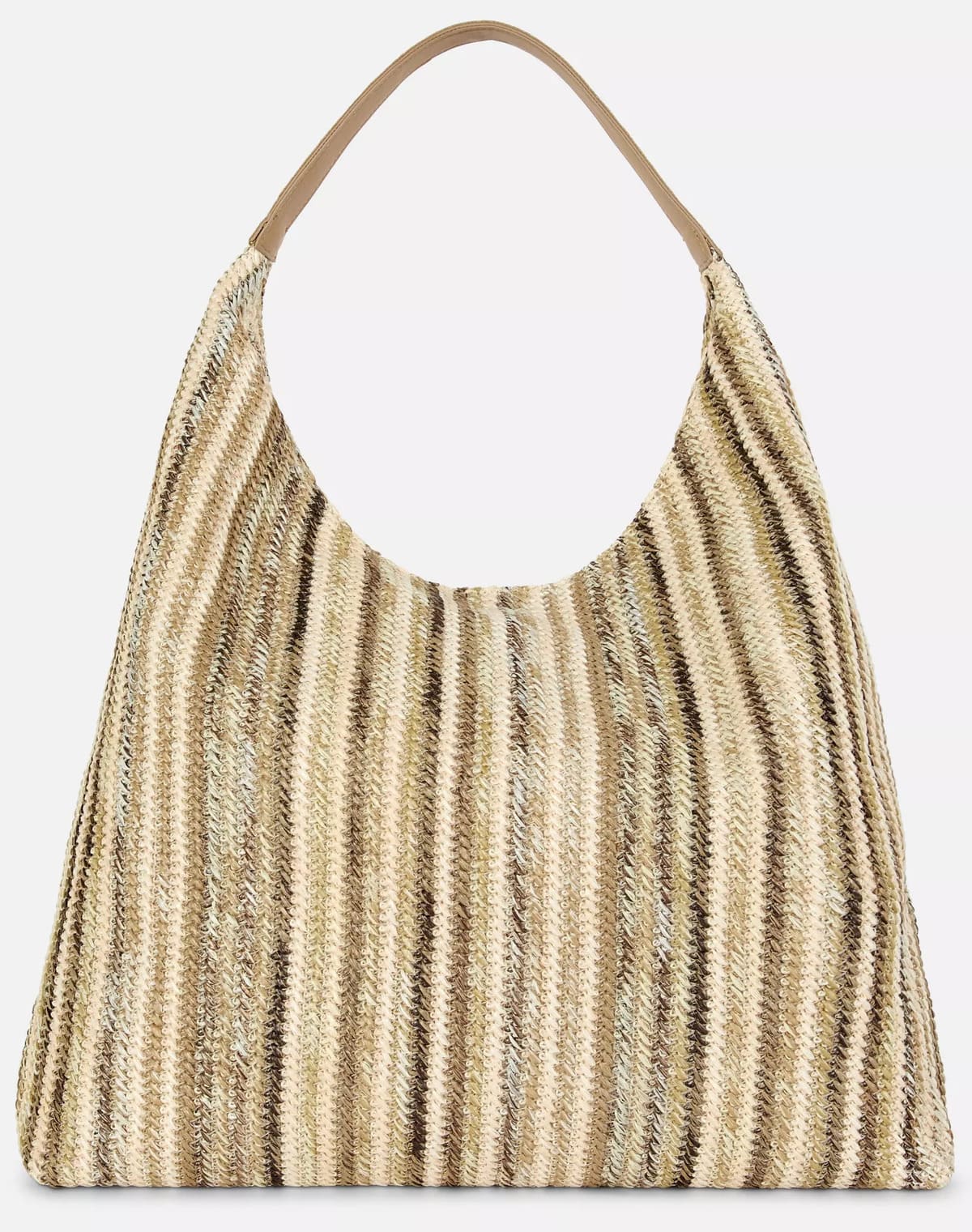 El bolso shopper de paja fruncida de Primark