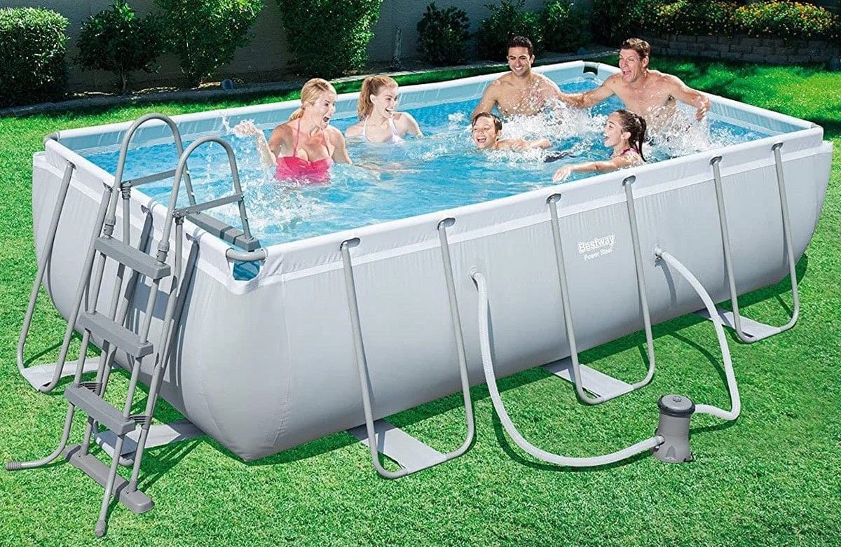 Piscina tubular rectangular Bestway PowerSteel de Leroy Merlin