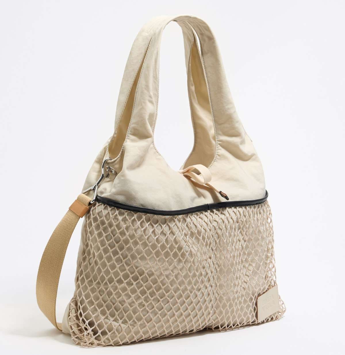 Bolso grande Paper nylon blanco piedra de Bimba y Lola