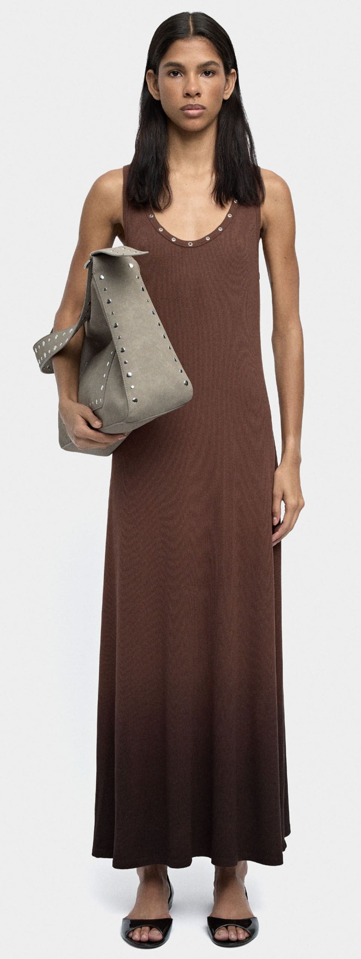 Vestido largo fluido de Parfois