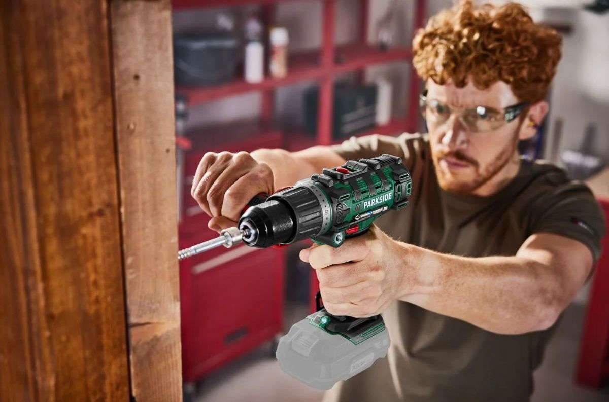 Atornilladora taladradora de percusión 3 en 1 recargable 20V