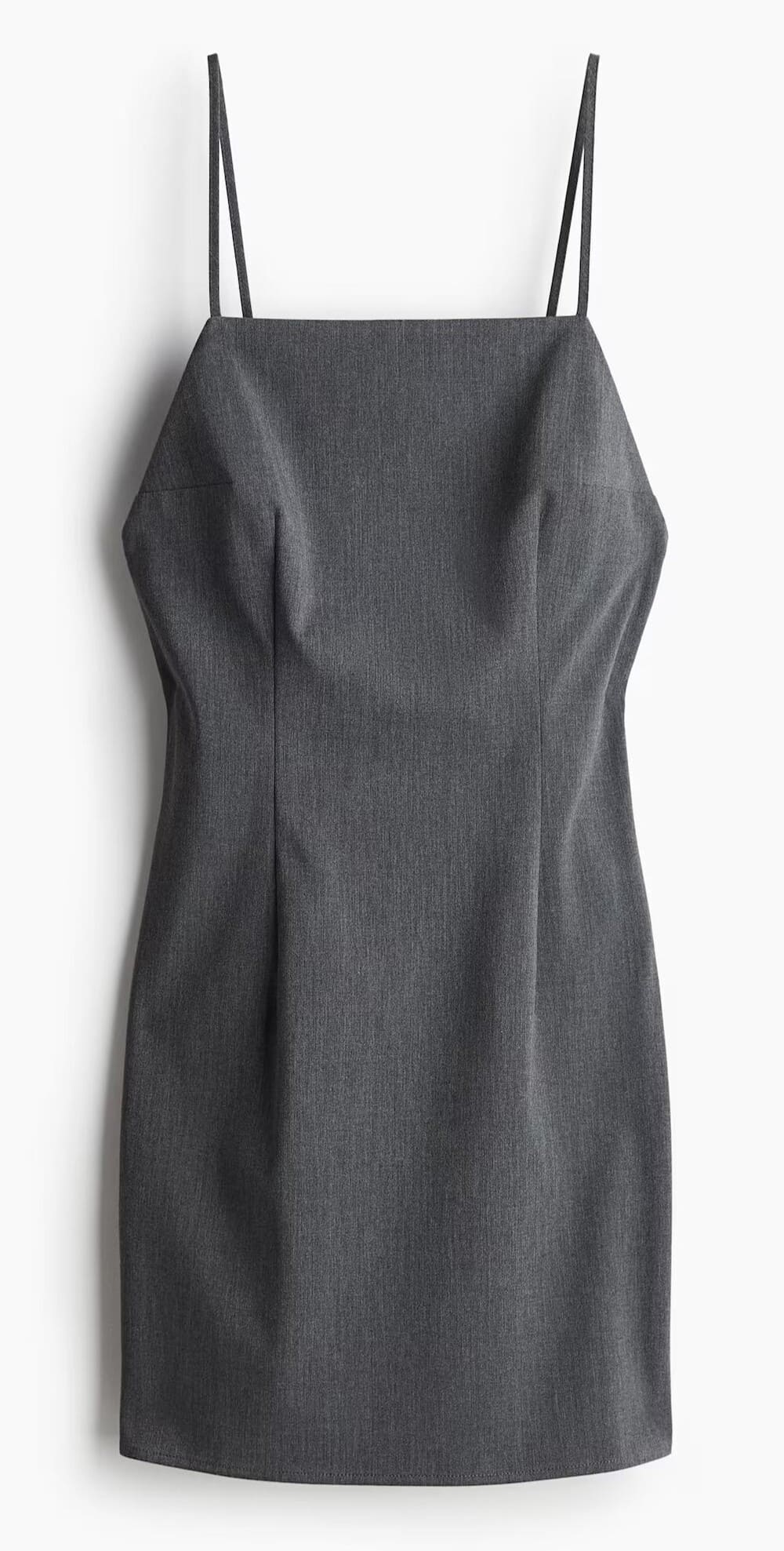 Vestido de tirantes con espalda escotada