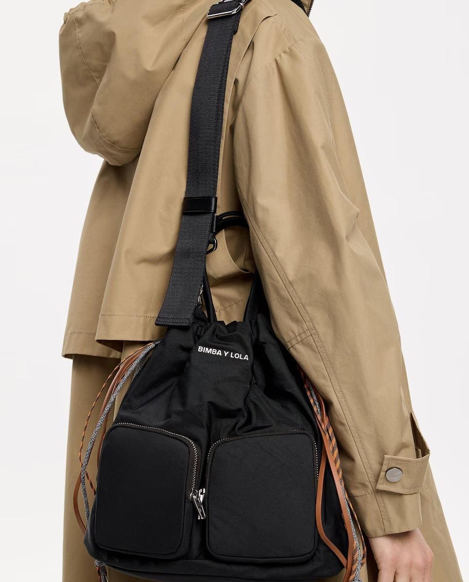 Bandolera lisa con doble asa