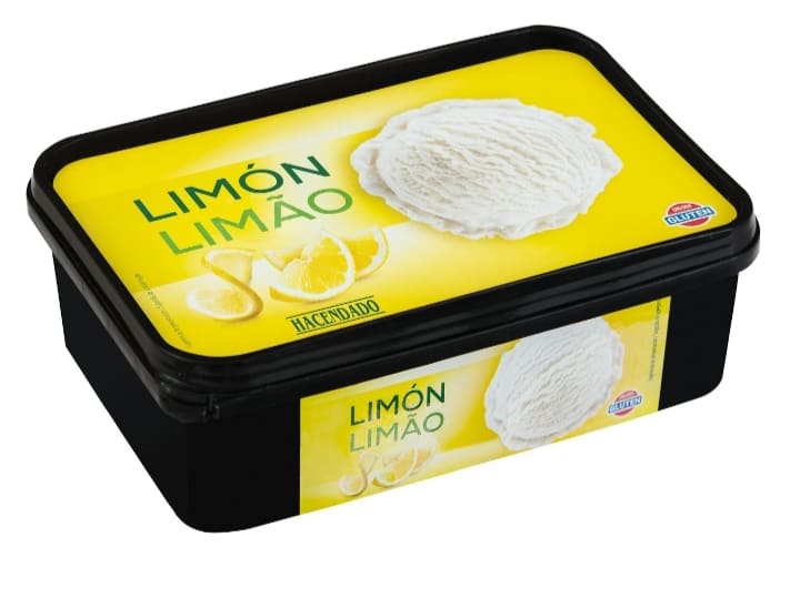 Sorbete con limón Hacendado