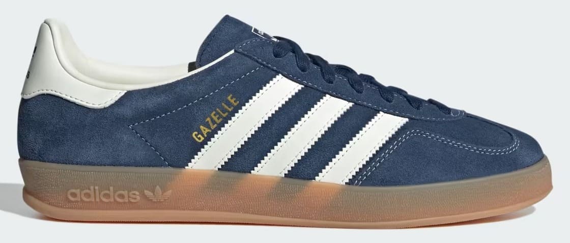 Las nuevas zapatillas Adidas Gazelle Indoor en color azul índigo