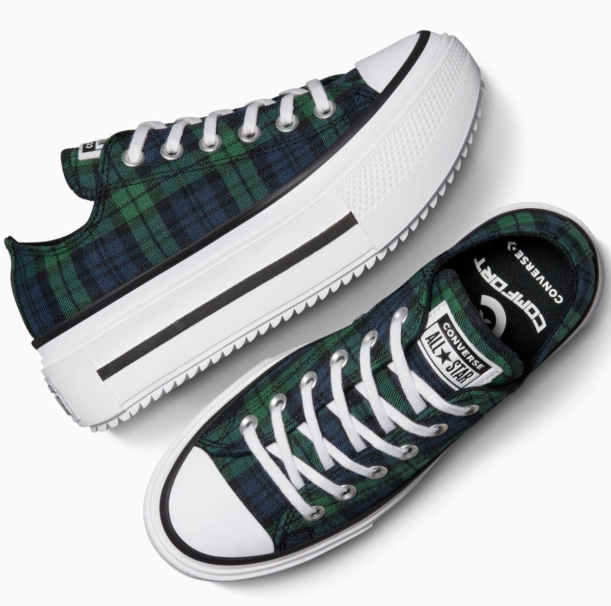 Chuck Taylor All Star Lift Double Stack Platform Plaid