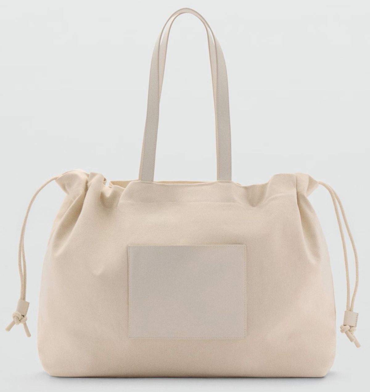 Bolso shopper mezcla piel de Mango