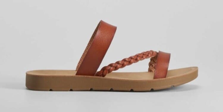 Sandalia plana con trenza SENDA ROAD